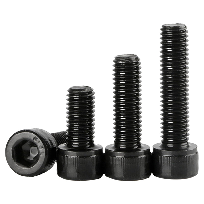 XunLiu 50PCS M8X16mm Hex Socket Head Cap Screws | Grade 12.9 Alloy Steel,Black Oxide, DIN912,High Strength for 3D Printer Hotend,Drone,PCB, Micro Electronics 50