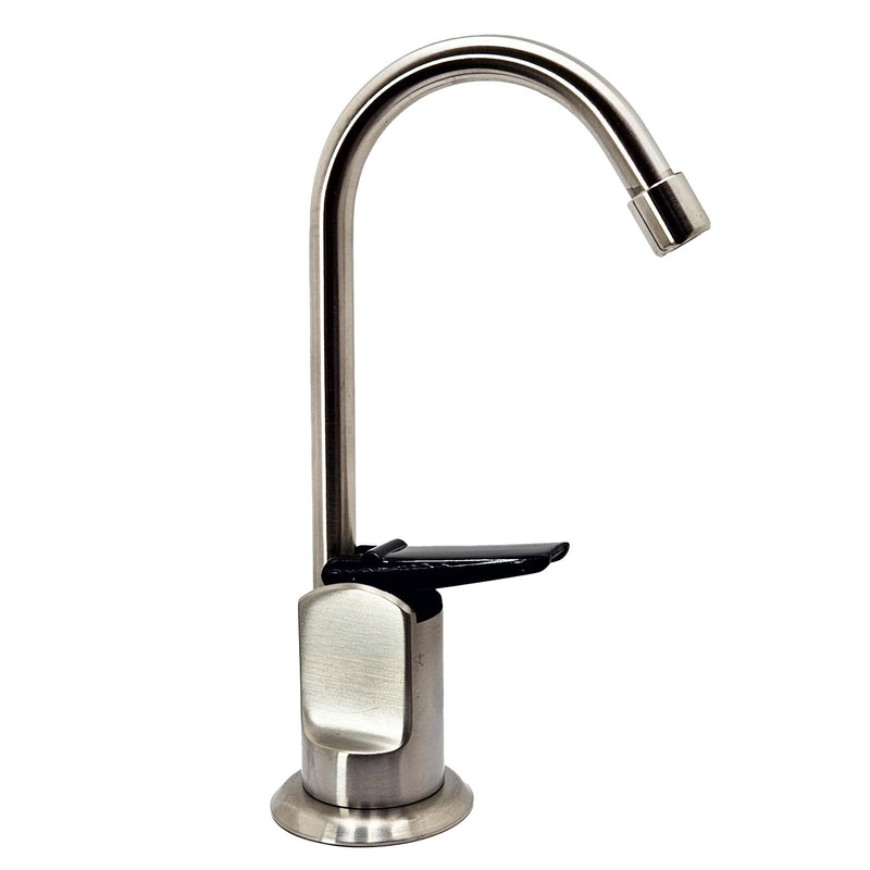 Westbrass D203-NL-07 6" Touch-Flo Style Pure Cold Water Dispenser Faucet, 1 Pack, Satin Nickel
