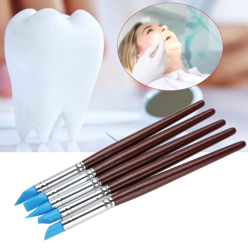 [Australia - AusPower] - wosume Teeth Silicone Brush, Soft Practical Composite Cement Brush, for Teeth Remove Dirt Home Occlusal Surface 