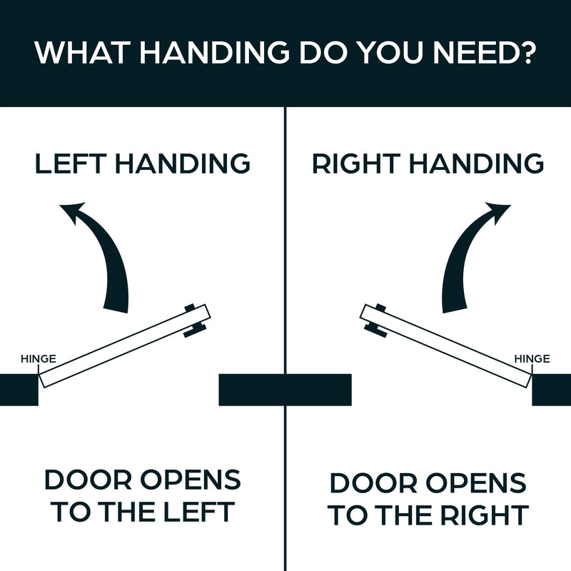SUMMIT DOORWARE Adams Rite Style Door Handle | Deadlatch Lever Handle for Storefront Doors | Premium Security and Durability | Duronotic Finish (Left Hand) Left Hand