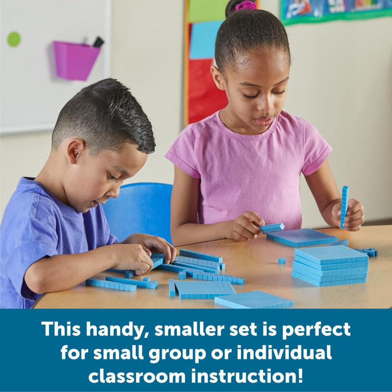 [Australia - AusPower] - Learning Resources Base Ten Blocks Smart Pack, Early Childhood Math Skills, Ages 5+ Set Base Ten Smart Pack 
