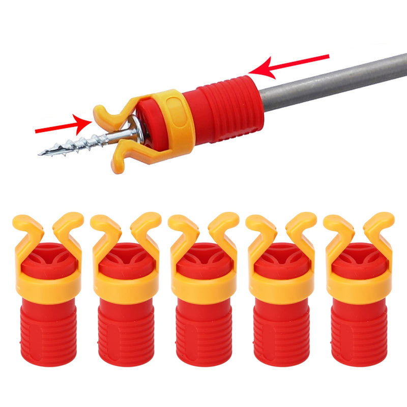 [Australia - AusPower] - 10pcs ABS Hand Screw Clamps Holders for Fixing Fasten Sleeve Tool for Carpenter Woodworker 
