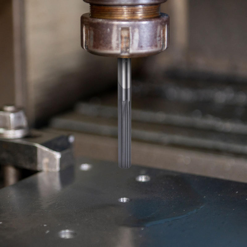 [Australia - AusPower] - HARFINGTON Carbide Chucking Reamer 0.309"(7.84mm) Dia Straight Flute Straight Shank Machine Reamer Tool for Metal and Lathes CNC Machining Centers, Black 0.309" 