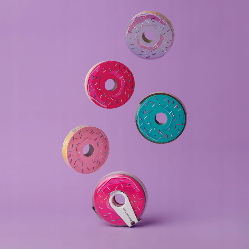 STALEKS PRO Bobbinail Dona with Disposable Refill Pack for Papmam Expert ATC Donut File Dispenser 6 mts (Donuts Grano 100) Donuts + recambio #100