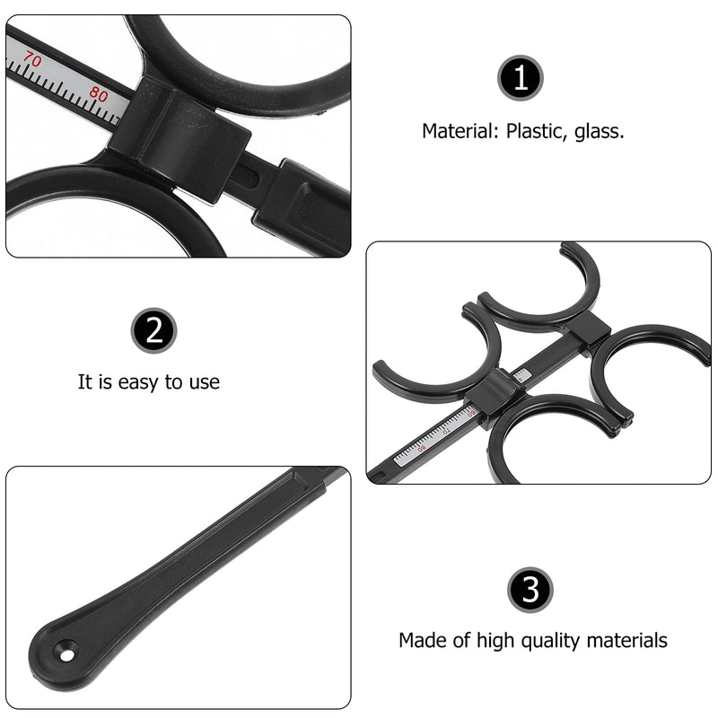 [Australia - AusPower] - Scicalife Optical Flipper, Optometry Plastic Flip, Trial Lens Optometry Instrument Flip for Near Vision Amblyopia Confirmation Test (Black) 