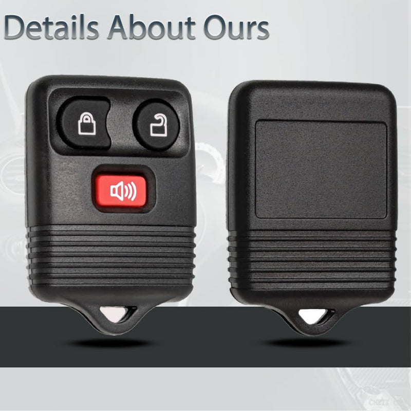 [Australia - AusPower] - Key Fob Keyless Entry Fits for Ford F150 F250 F350 Explorer Expedition 1998-2016 / Ranger Escape Edge E150 Freestar / Lincoln Navigator Mercury Mazda 3 Button Remote Control Replacement CWTWB1U345 
