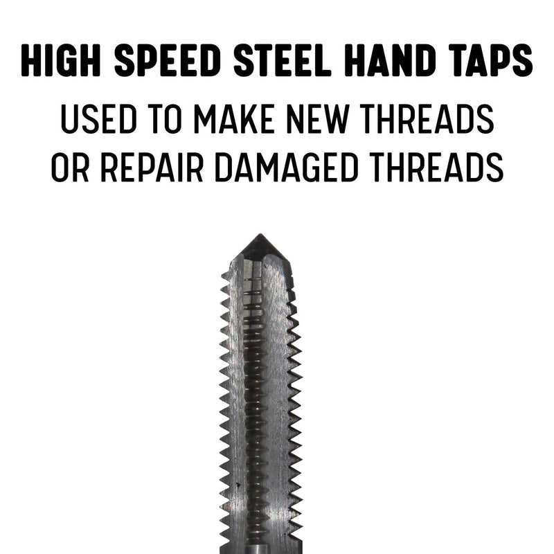 Drill America - DWT60835 5/8"-18 UNF High Speed Steel Left 4 Flute Taper Tap, (Pack of 1) Taper, Left Hand