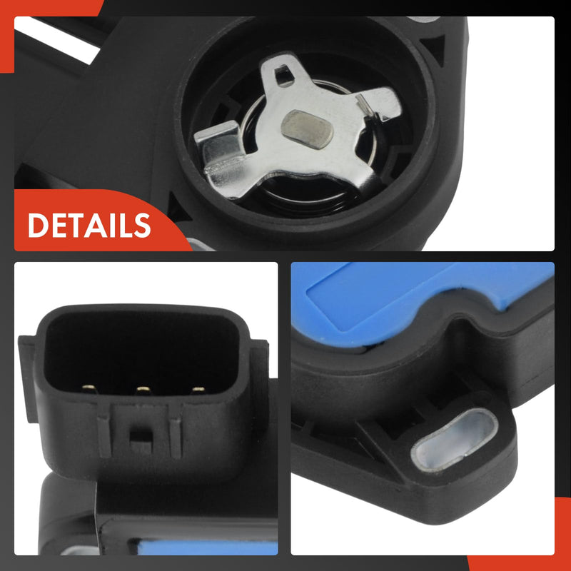 A-Premium TPS Throttle Position Sensor Compatible with Infiniti QX4 1997-2000 & Nissan Frontier 1999-2004 Pathfinder 1996-2000 Xterra 2000-2004, V6 3.3L SOHC, Replace# 22620-4P202, 226204P21A