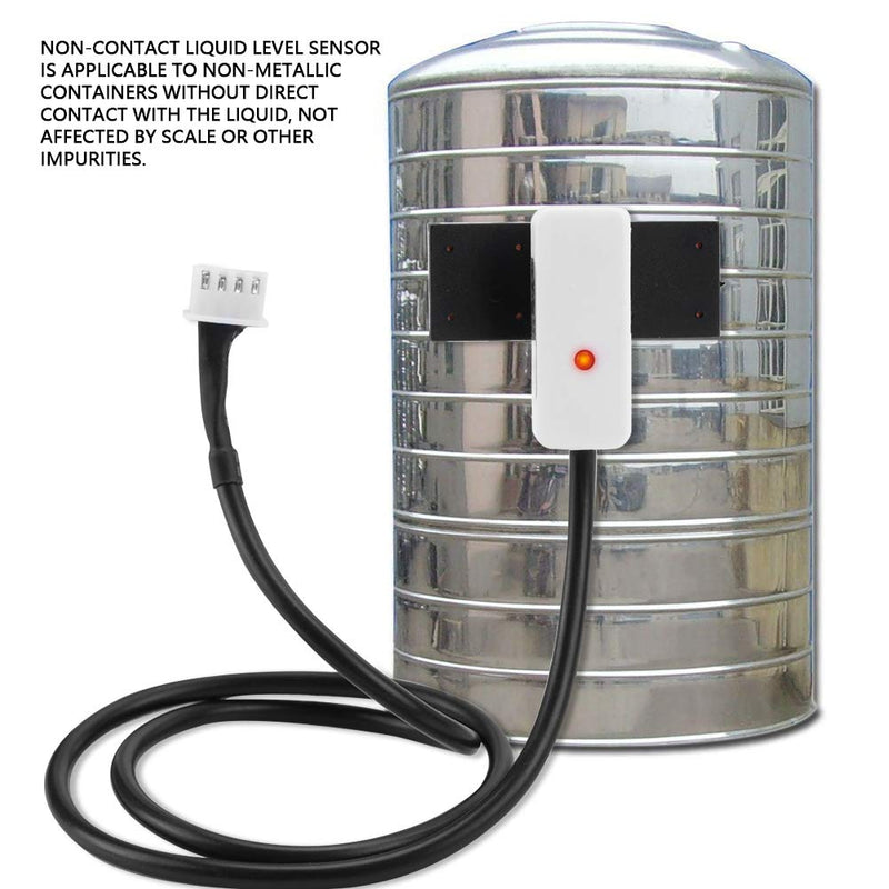 [Australia - AusPower] - Water Level Sensor, 24V Non-Contact Liquid Level Sensor Detection Tool for Non-Metallic Containers (XKC-Y26-NPN) NPN 