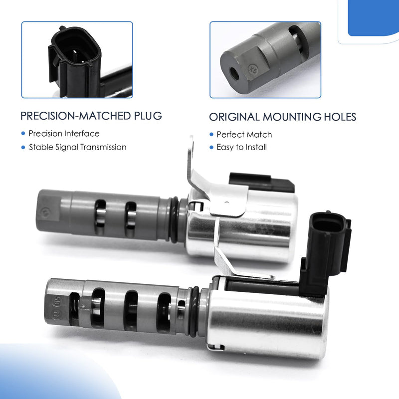 [Australia - AusPower] - 2 PCS Engine Variable Valve Timing VVT Solenoid V8 4.0L 4.3L 4.7L Compatible with Toyota 4Runner Land Cruiser Sequoia Tundra Fit for Lexus GS400 GS430 LS430 SC400 SC430 Replaces 153300F010 153400F010 