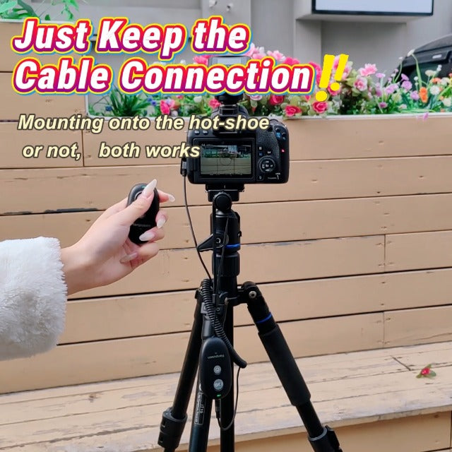 Hanpusen Rechargeable Camera Remote Shutter Release for Fujifilm