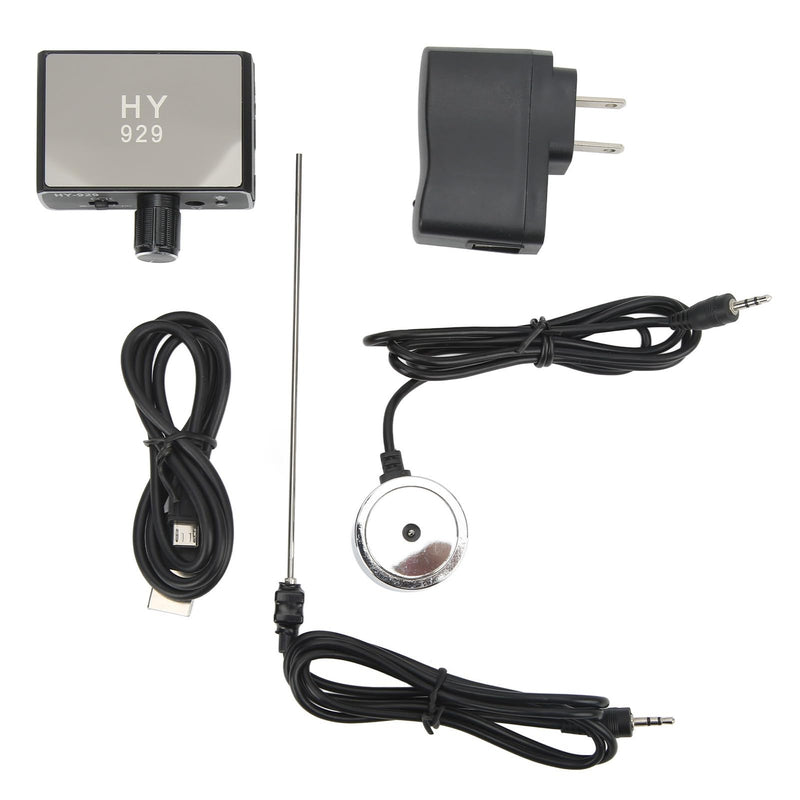 [Australia - AusPower] - Underground Water Leak Detector Water Pipe Leakage Detector, Pipe Leak Detector High Strength Sound Intensifier with Headset AC100-240V for Site Construction Plumbing Leak US Plug 