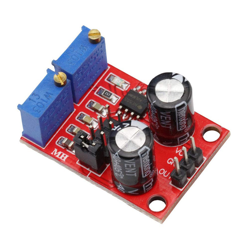 [Australia - AusPower] - 6PCS NE555 Pulse Frequency Duty Cycle Adjustable Generator Module Square Wave Rectangular Wave Signal Generator 