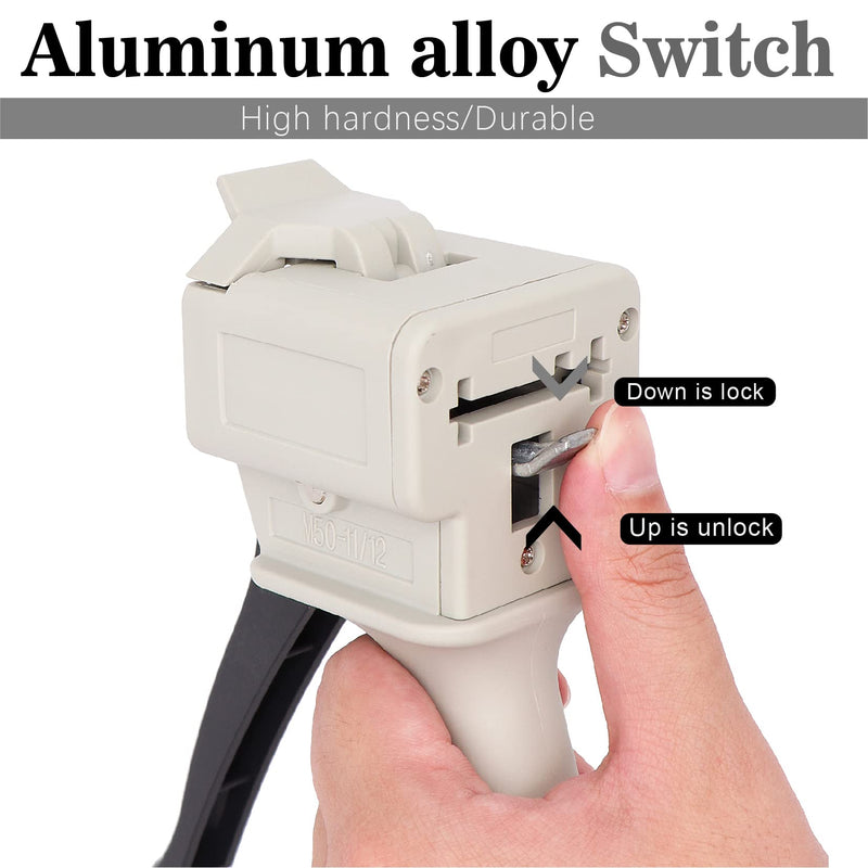 [Australia - AusPower] - 50ml Dispenser Gun Kit, Epoxy Glue Gun, Impression Mixing Dispensing Gun, 1: 1/1: 2 AB Ratio 