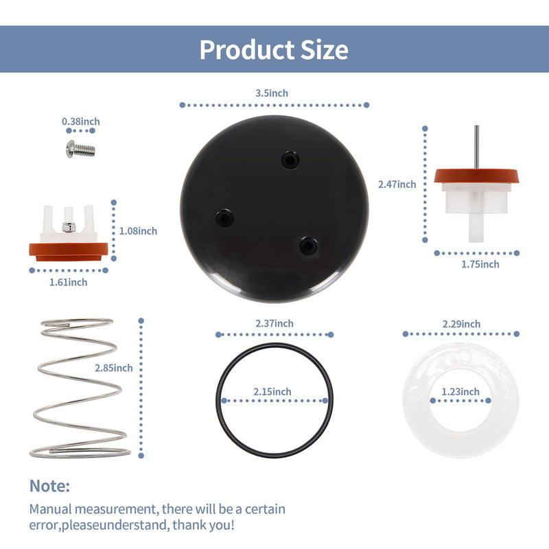 [Australia - AusPower] - 720A Pressure Vacuum Breaker Repair Kit and Bonnet Repair Kit Compatible with Wilkins Model 1/23/4and 1,RK1-720AB 
