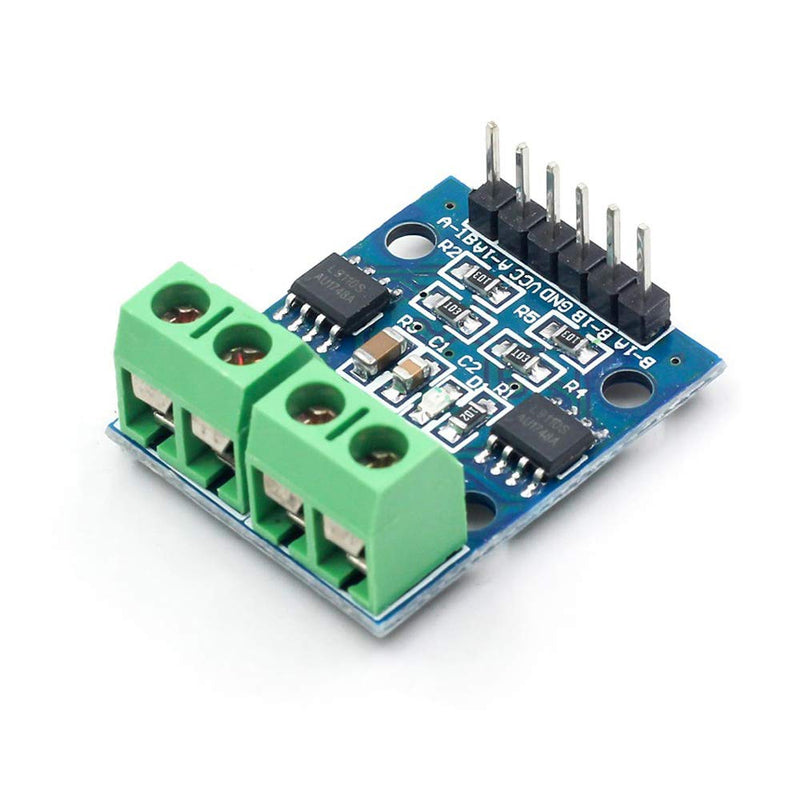 5pcs L9110S DC Stepper Motor Driver Controller Board 2.5-12V H-bridge for Arduino with Dupont Cable Male to Female 30 Pin, 28AWG Wire