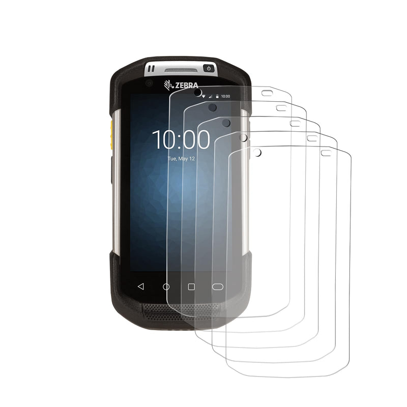 5pcs Tempered Glass Screen Protector for Zebra Symbol TC70 TC70X TC72 TC75 TC75X TC77 Handheld Barcode Scanner Mobile Computer,9H Premium Quality 5pcs