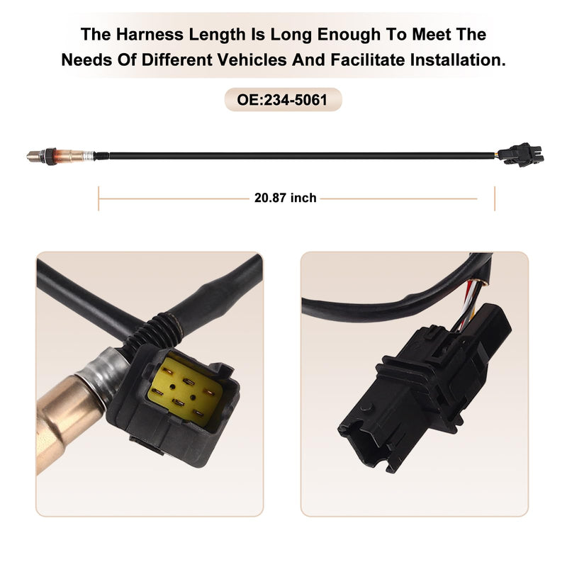 Oxygen O2 Sensor Upstream Fits for Nissan 350Z Sentra, for Altima, for Infiniti M35 G35 FX35 2003-2008 1.8L 2.5L 3.5L, Replace 234-5061, 22693-CD700, 22693-8U300, 5S5677