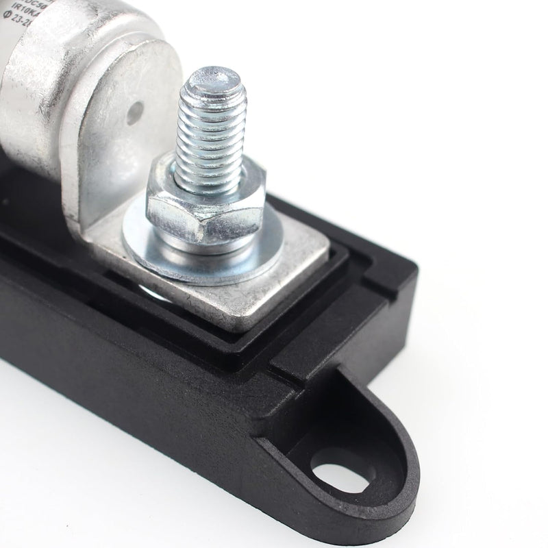 [Australia - AusPower] - 80 Amp Class T Fuse with Block, Operating 500V DC, 80A IR 10KA Fuse ANL Block for Inverters, ATV, RV, Boat, Cars, Truck, Car Stereos Systems 