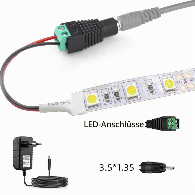12V 2A 24W Universal Power Supply DC Transformer with 1.2 m Cable | DC plug 5.5 x 2.1 mm replacement power supply for all 12V 2A devices 12V2A