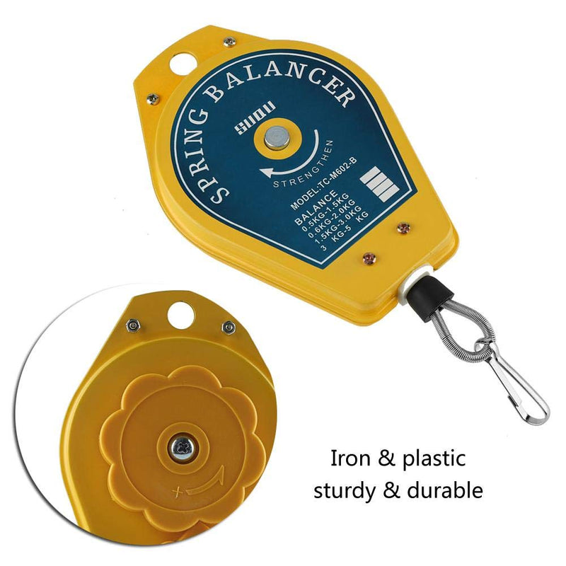 [Australia - AusPower] - Spring compensation spring pull retractable spring balancer tool holder that hangs 0.5-1.5 kg for assembly line 0,5-1,5 kg 