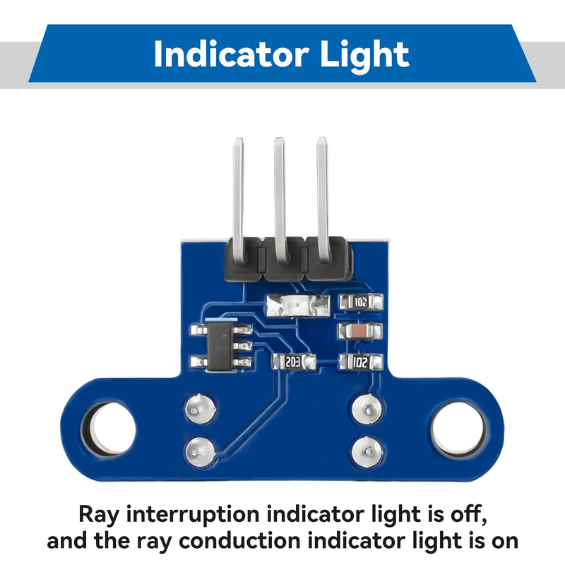 [Australia - AusPower] - 10pcs IR Infrared Sensor Slotted Optical Optocoupler Module Speed Measuring Distance Measuring 3.3V to 5V Photo Interrupter Sensor for Robot Arduino 51 Series 