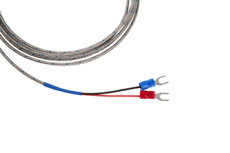 [Australia - AusPower] - K Type Thermocouple - Temperature Sensor Probe for PID Temperature Controller Two Wire Stainless Steel NPT3/4" BSPT 1/2" inch Pipe Thread 0~500℃ with 2m Shield Wire 1/2 K Type 