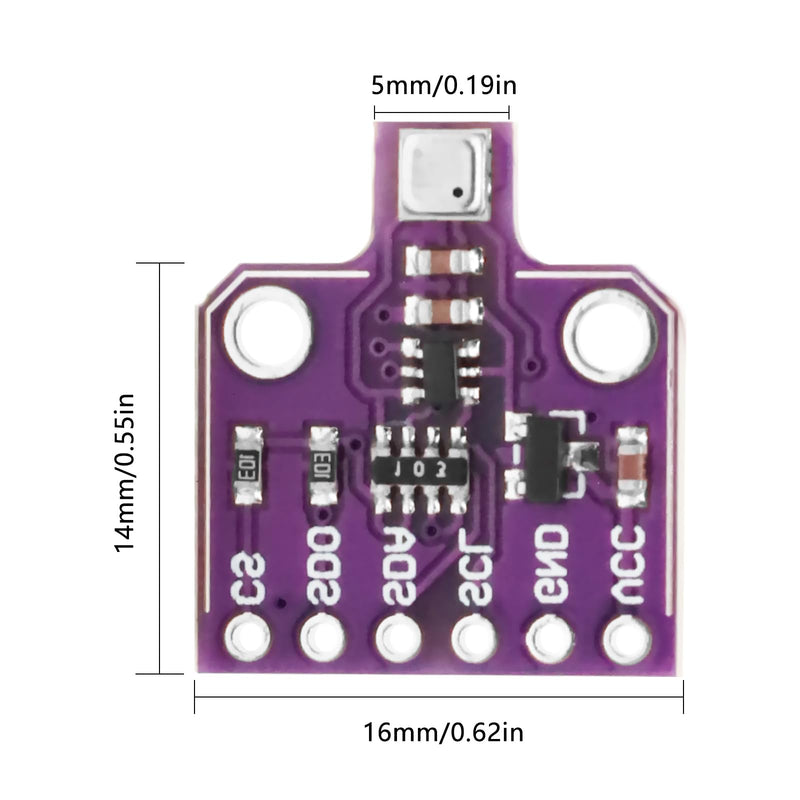 [Australia - AusPower] - Development Board, APKLVSR CJMCU-680 Pressure Sensor for Temperature, Humidity Sensor 1.7 ~ 3.6 V I2C Interface, for Detection of Air Quality 