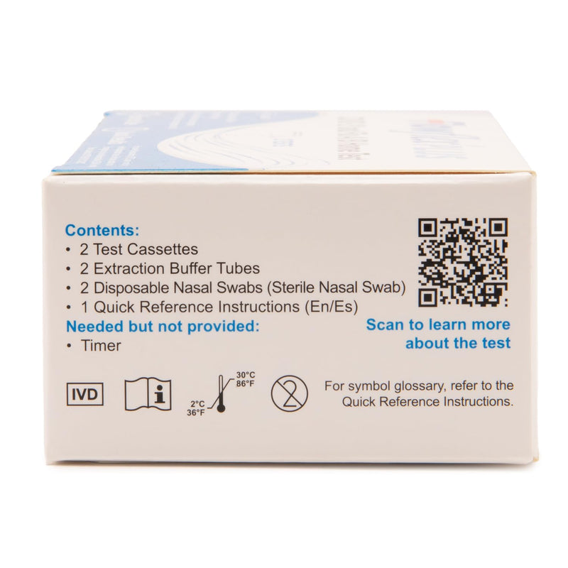 [Australia - AusPower] - Flowflex® Plus COVID-19 and Flu A/B Home Test - (1 Package 2 Tests) Flu A&B 3-in-1 Antigen Rapid Test, Results in 15 Minutes, FDA Authorized. Non-invasive Nasal Swab, Easy to Use with No Discomfort. 1 Pack, 2 Tests 