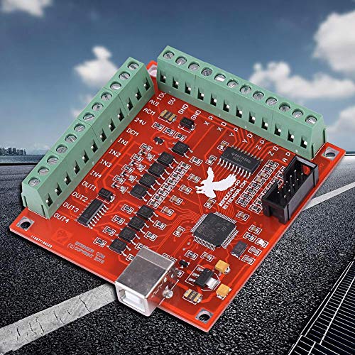 Motion Control Card, Motion Controller, CNC Controller Card, USB 100Khz Motion Controller Card Breakout Board for CNC Engraving