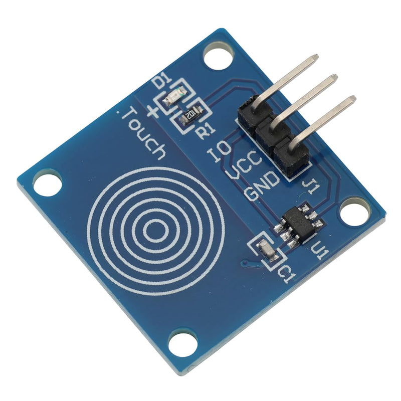 TTP223B Capacitive Touch Sensor DC 2~5.5V Low Power Consumption Touch Sensor Switch Module Can Replace Conventional Touch Buttons Touch Button Function (Pack of 3)