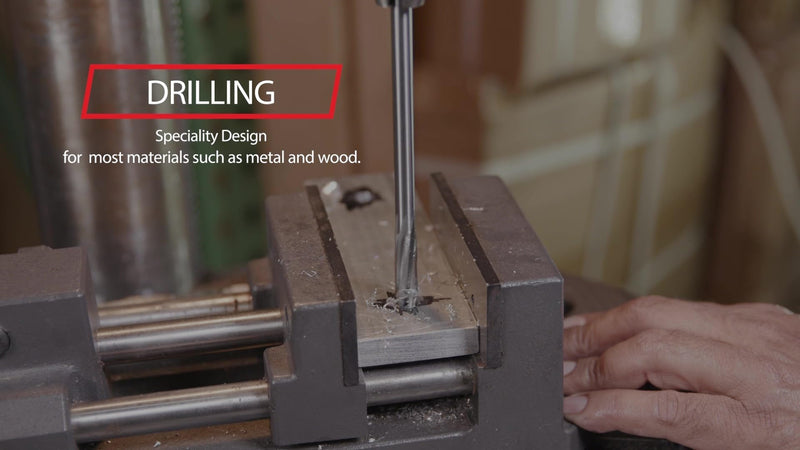 Drill America 13/16" High Speed Steel Straight Shank Spiral Flute Chucking Reamer, DWR Series 13/16"