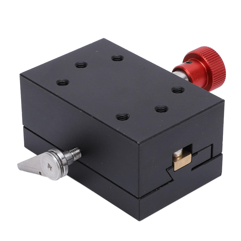 [Australia - AusPower] - Aluminum Alloy Linear Stage, 40mm Stroke Manual Dovetail Sliding Platform, with Linear Bearings Roller Guide for Precision Displacement 