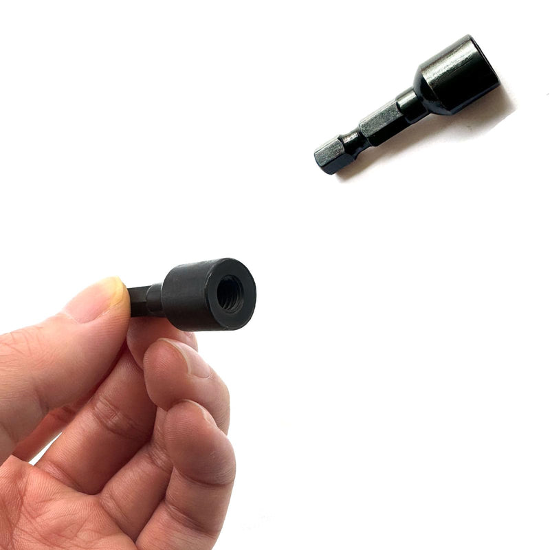 [Australia - AusPower] - 1/4"-20 Hanger Bolt Driver Double Headed Wood Screws Fully All Threaded Rod Threaded Insert Hexagon Head Drill Driver Bits Driver 1/4-20"-1pcs 