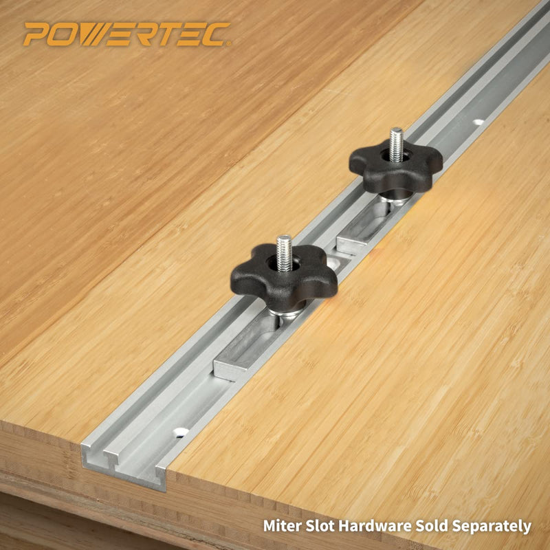 [Australia - AusPower] - POWERTEC 5/16"-18 5 Star Knobs 5 Pack, Clamping Knobs with Steel Insert for T Track Bolts, Thumb Screw Threaded Knobs for T Track Accessories, Feather Boards, Woodworking Jigs and Fixtures (71071) 5-Star Nuts 