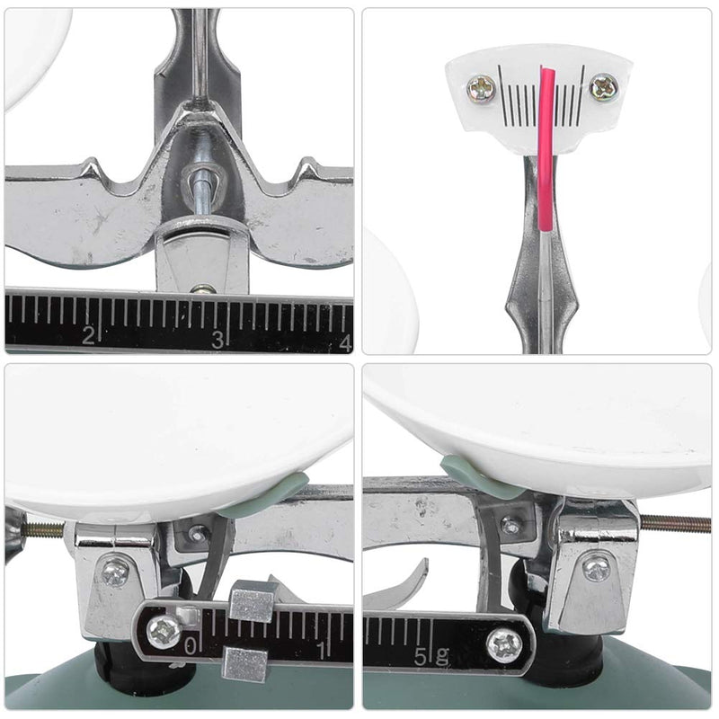 100/500 g Mechanical Scales with Weight Set Scale Tray 10 G, 20 G, 50 G, 100 G, 200 G Weights (100 g)