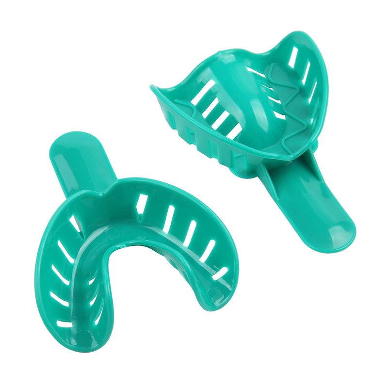 Dental Impression Tray, Plastic Perforated Trays | Pack of 12 Plastic Teeth Imprint Trays for Whitening Splints for Adults and Children
