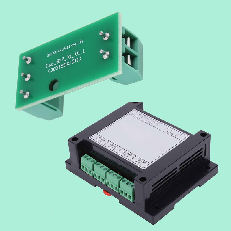 Optocoupler PC817 4 Pieces 1 Channel 3-5V | Signal transmission up to 5 kHz, compact design with screw terminals, for automation projects