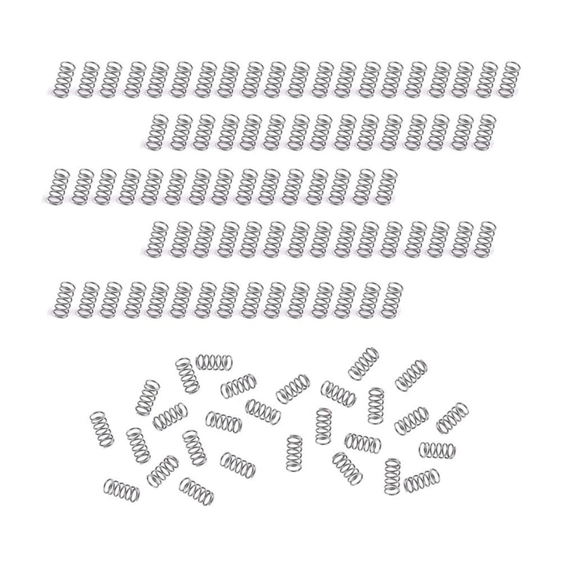 [Australia - AusPower] - 150pcs Compression Springs, 304 Stainless Steel Small Pen Spring, Length 10-30mm, OD 4-6mm, Wire Diameter 0.3-0.5mm (Color : 150pcs, Size : 0.4 * 5 * 15mm) 0.4*5*15mm 