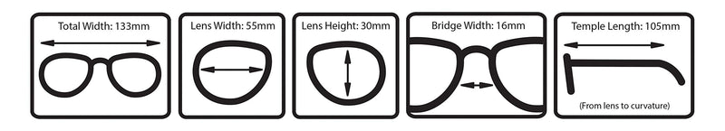 [Australia - AusPower] - Boost Eyewear 6 Pack Reading Glasses, Traditional Black Frames, with Spring Loaded Hinges 2.0 Diopters 9.0 Millimeters 2.00 Inches 0.00 6.0 