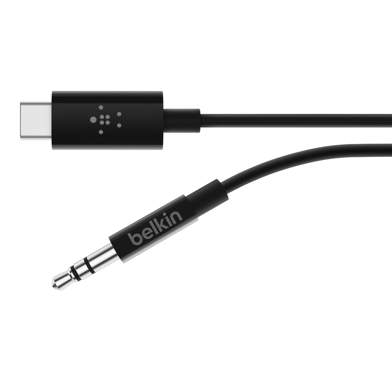 Belkin Mini-phone/USB Audio Cable USB-C to 3.5mm 3'