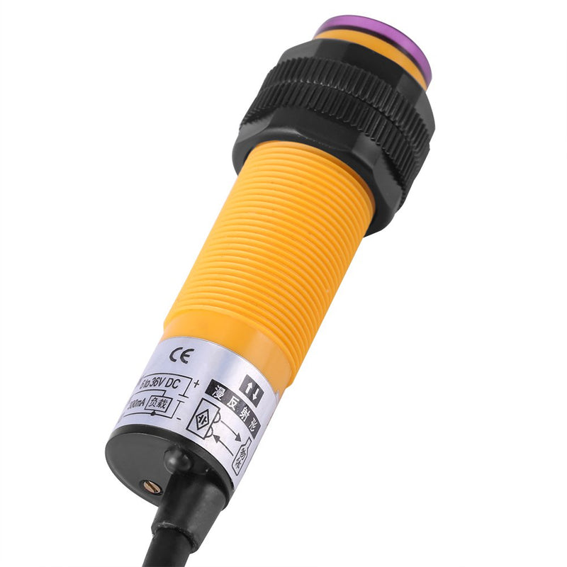 [Australia - AusPower] - Infrared Ray Through-Beam Reflection Optical Photoelectric Switch Sensor E18-B03P1 5-30cm DC 3 Wire 6-36V PNP IR Photoelectric Sensor Switch 