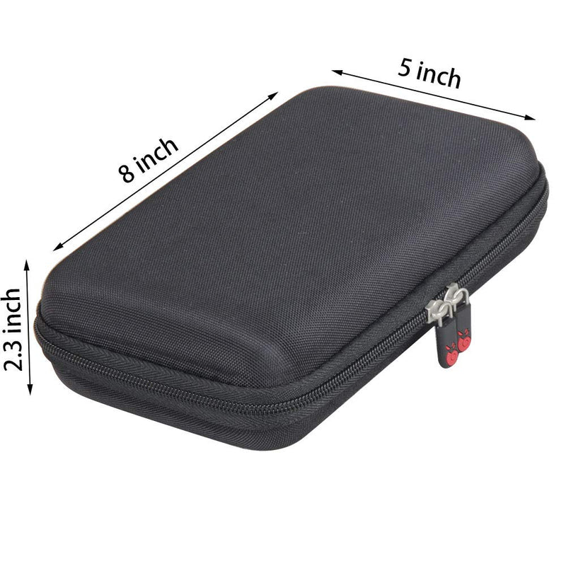 [Australia - AusPower] - Hermitshell Hard Travel Case for Etekcity Lasergrip 800 Digital Infrared Thermometer Laser Temperature Gun (Black) Black 