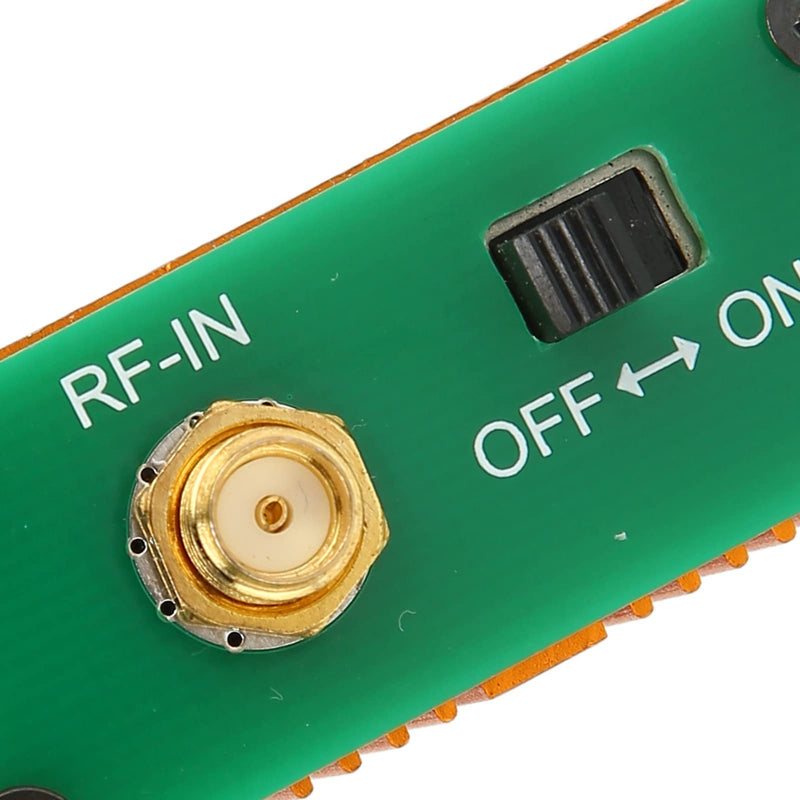 Low Noise Amplifier, 0.1 MHz-6 GHz RF Broadband Amplifier 20 dB LNA Amplifier Full Band Amplifier for Shortwave FM Radio (Ship with 2500 mAh Li-ion Battery) Ship with 2500 mAh Li-ion battery Ship with 2500mah Li-ion battery