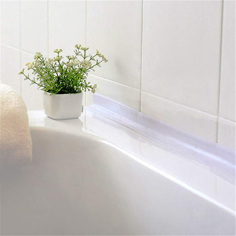 Caulk Strip Tape, Waterproof Dustproof PVC Self Adhesive Caulking Sealing Tape for Kitchen Sink Toilet Bathroom Shower Bathtub Wall(0.86" x11',White) 11ft x 0.86in White
