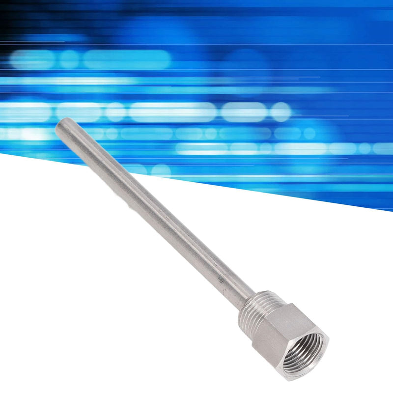 [Australia - AusPower] - Stainless Steel Thermowell, 6.7in Length G1/2 Male Thread Thermometer Well, Temperature Sensors Thermowells Replacement, Thermometer Instruments Thermowell for Needle Thermometers in Kettles 