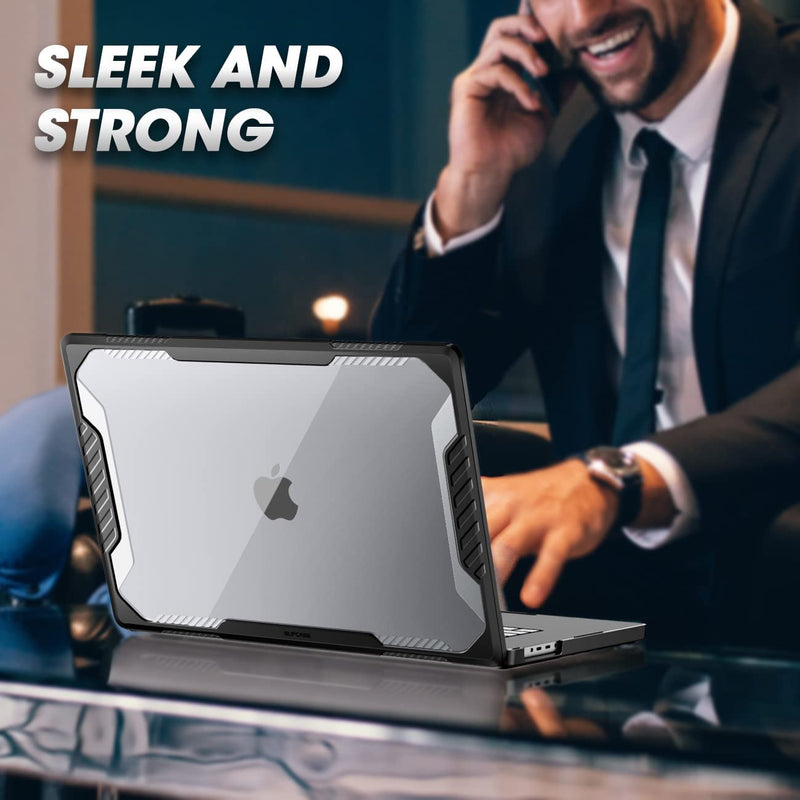 [Australia - AusPower] - SUPCASE Unicorn Beetle Case for MacBook Pro 14 Inch M3 / M3 Pro / M3 Max (2023) & M2 Pro / M2 Max A2779 (2023) & M1 Pro / M1 Max A2442 (2021), Hard Shell Protective Cover for MacBook Pro 14" (Black) Black 