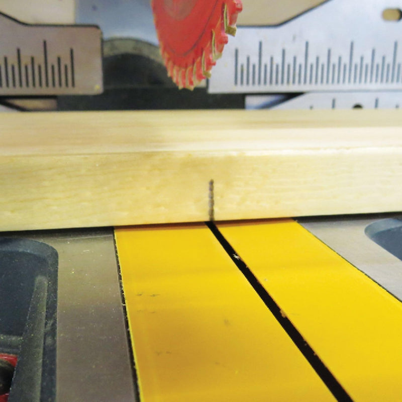 FastCap Zero Clearance Tape - Made from Durable PVC - 2inch Width x 16inch Length, 5 Yellow Strips - 05432 5,1 x 40,6 cm