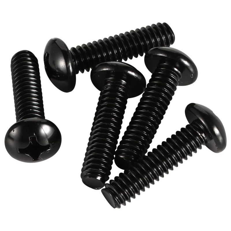 [Australia - AusPower] - 8-32 x 1/2" (1/4" to 3" Available) Pan Head Machine Screws, Full Thread, 304 Stainless Steel 18-8, Black Oxide, 100 PCS 8-32 x 1/2" 