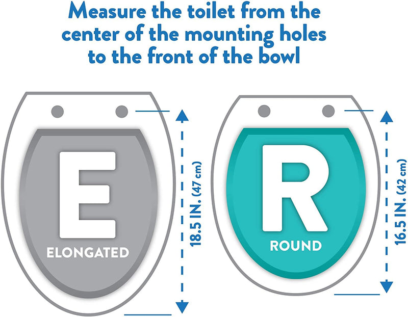 J&V Textiles Soft Round Toilet Seat With Easy Clean & Change Hinge, Padded (White)* White